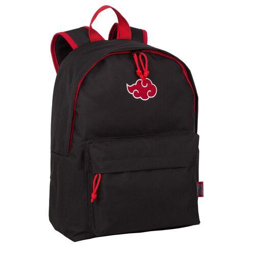 Naruto: Shippuden Akatsuki red cloud American-style breathable polyester backpack - Toybags - Ginga Toys