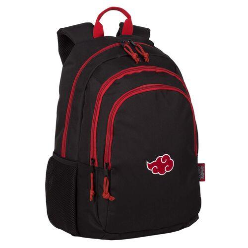 Naruto: Shippuden Akatsuki red cloud double compartment Kids backpack - Toybags - Ginga Toys