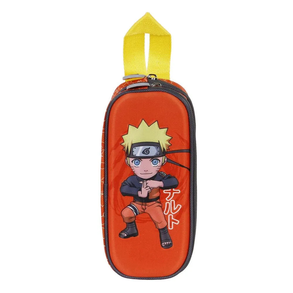 Naruto Shippuden Chikara 3D Double Pencil Case - Ginga Toys