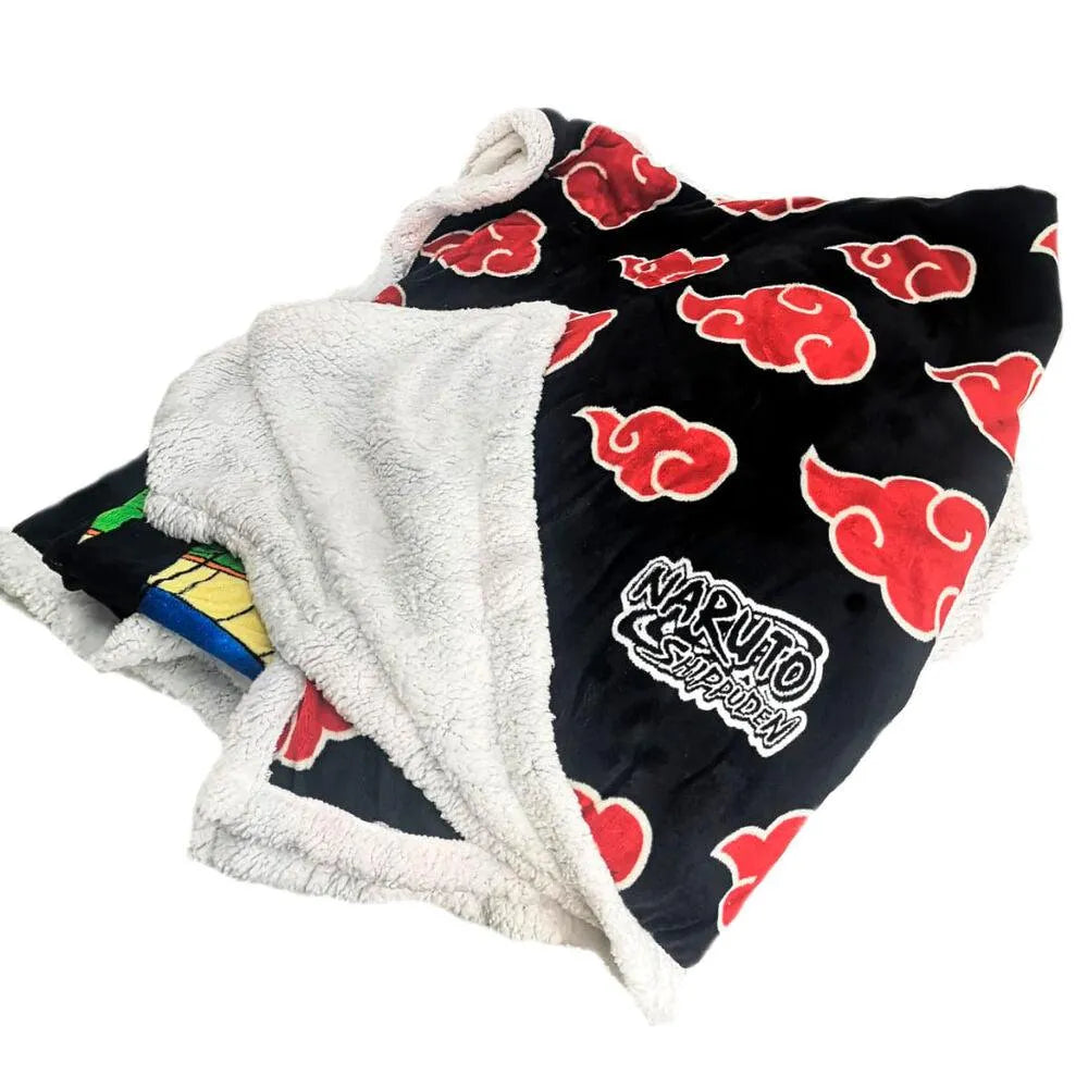 Naruto Shippuden coral sherpa blanket 120x150cm - Ginga Toys