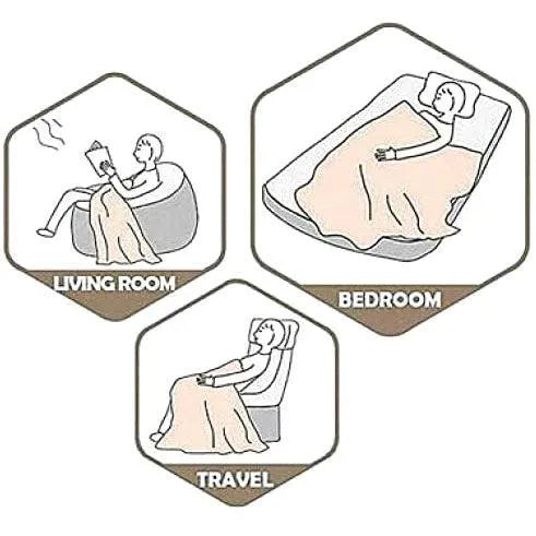 Naruto Shippuden coral sherpa blanket 120x150cm - Ginga Toys
