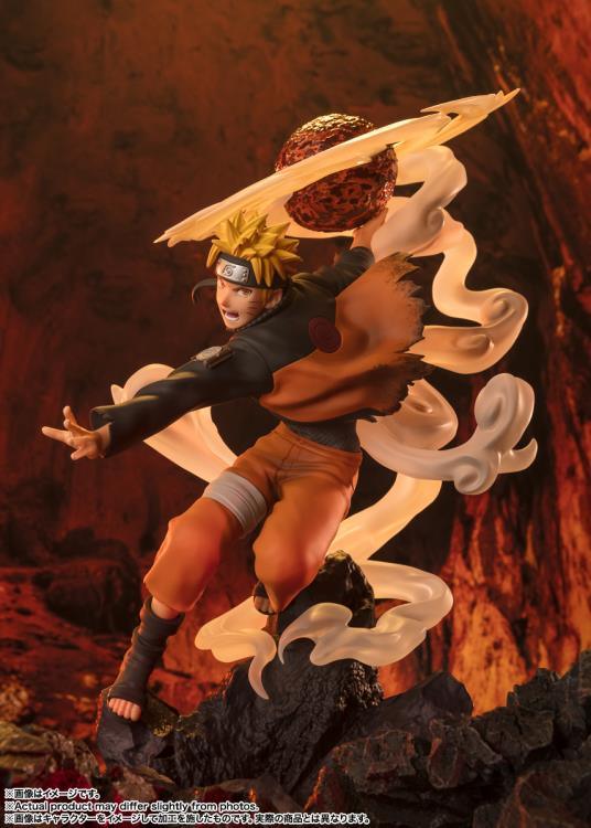Naruto: Shippuden FiguartsZERO Extra Battle Naruto Uzumaki Figure (Sage Art Lava Release Rasenshuriken) - Ginga Toys