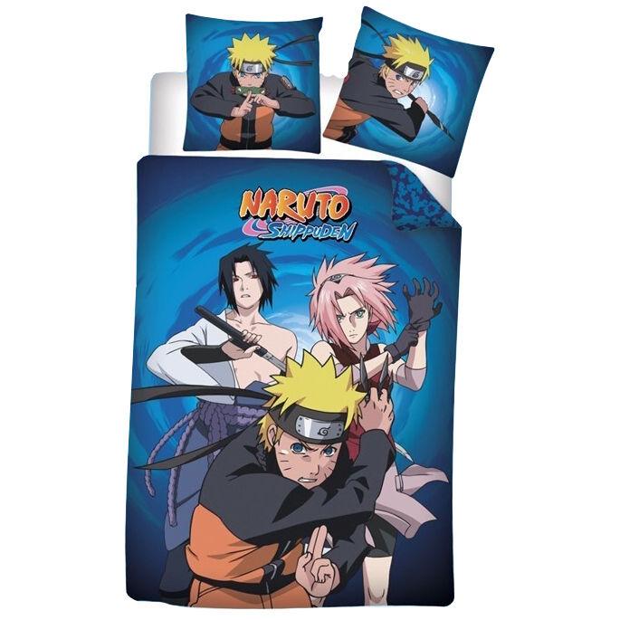 Naruto Shippuden microfiber duvet cover bed 90cm - Pierrot - Ginga Toys