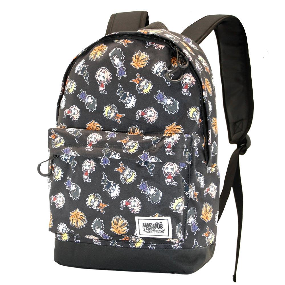 Naruto Shippuden Wind Black Kids School backpack - Karactermania - Ginga Toys