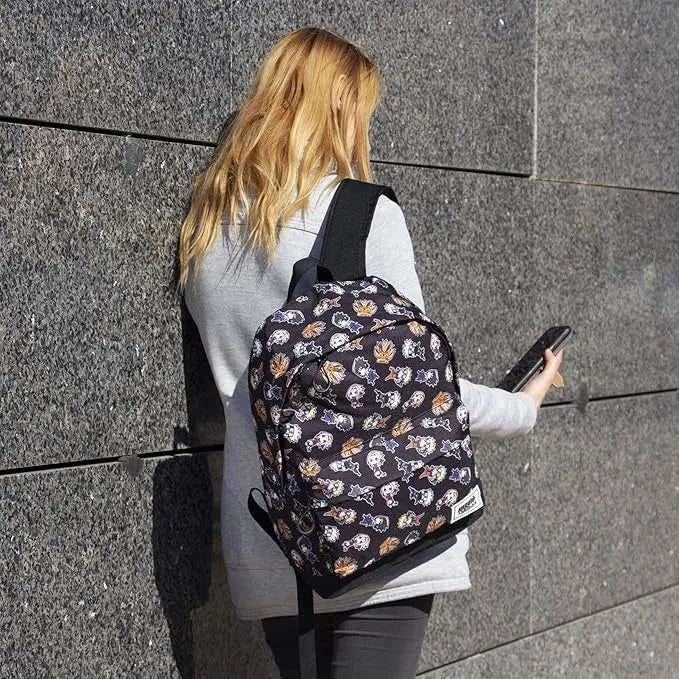 Naruto Shippuden Wind Black Kids School backpack - Ginga Toys