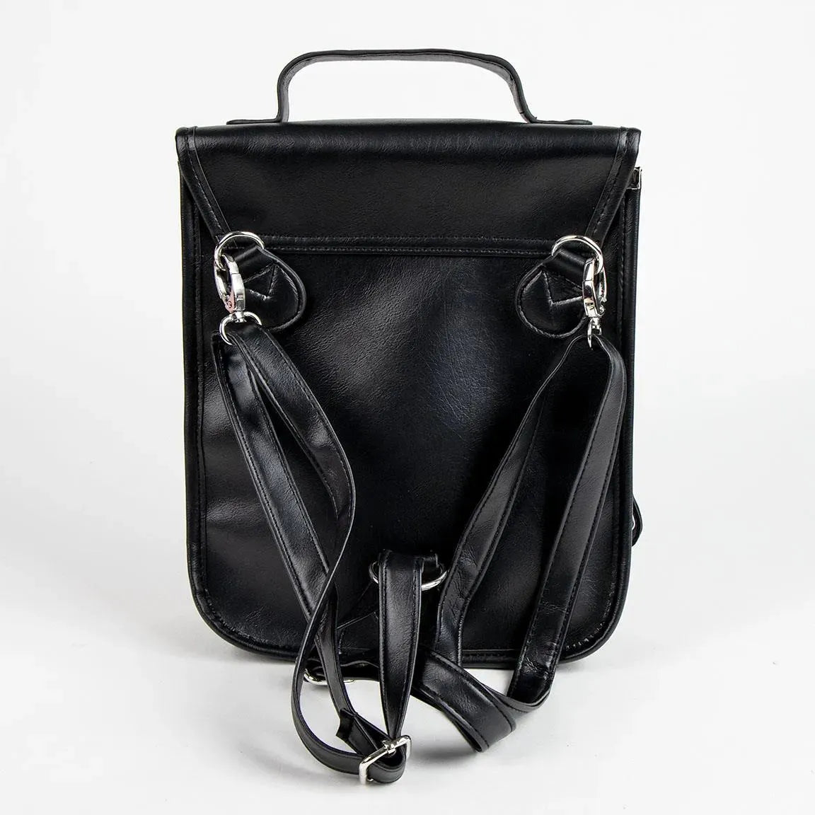 Netflix Wednesday Backpack casual fashion faux leather - Ginga Toys