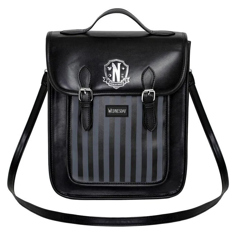 Netflix Wednesday Original Women backpack Black Crossbody bag - Karactermania - Ginga Toys