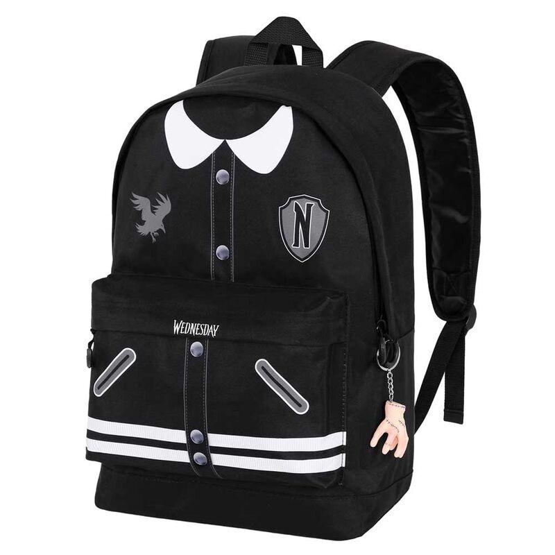 Netflix Wednesday Varsity Black Backpack 41cm - Karactermania - Ginga Toys
