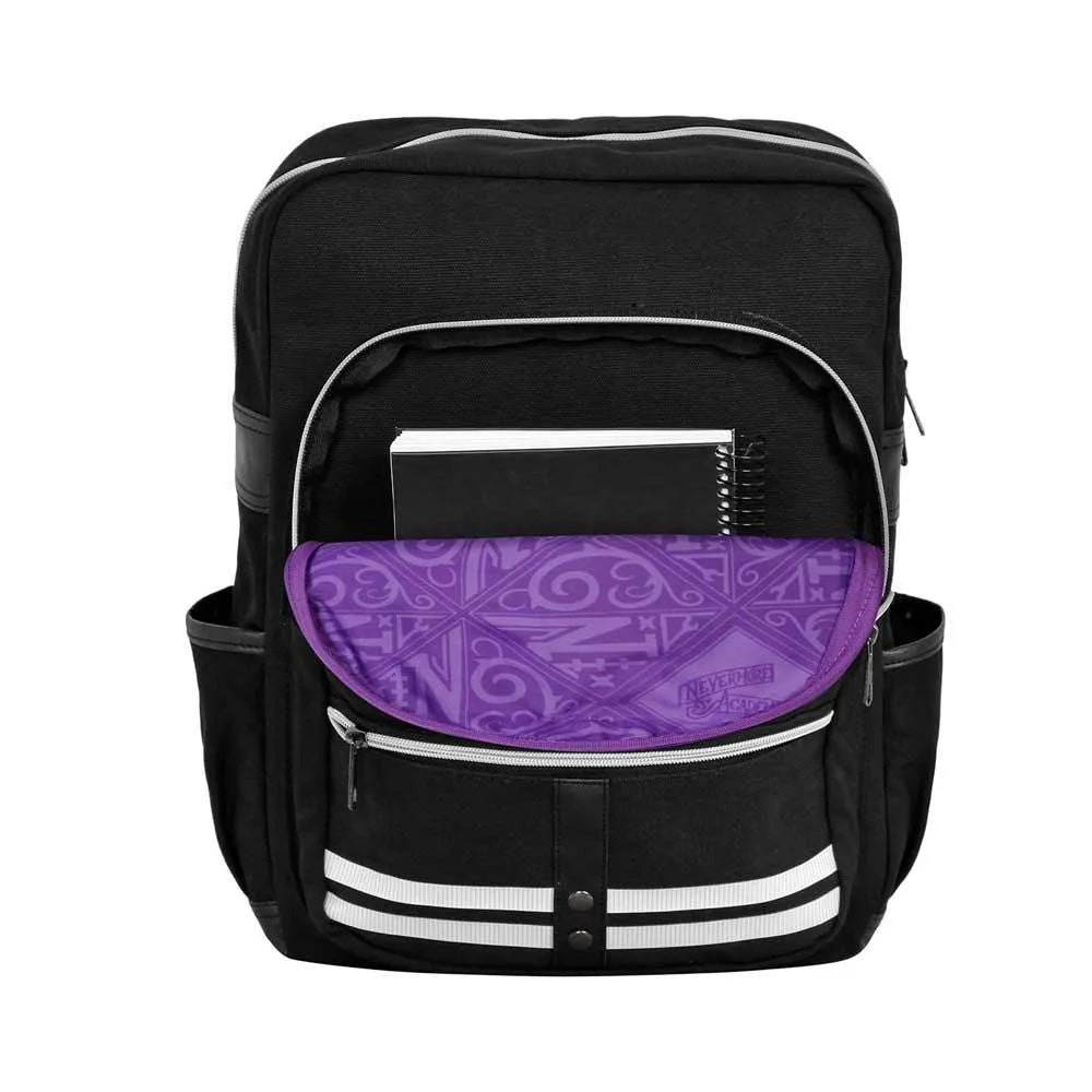 Netflix Wednesday Varsity Black backpack Bag - Karactermania - Ginga Toys