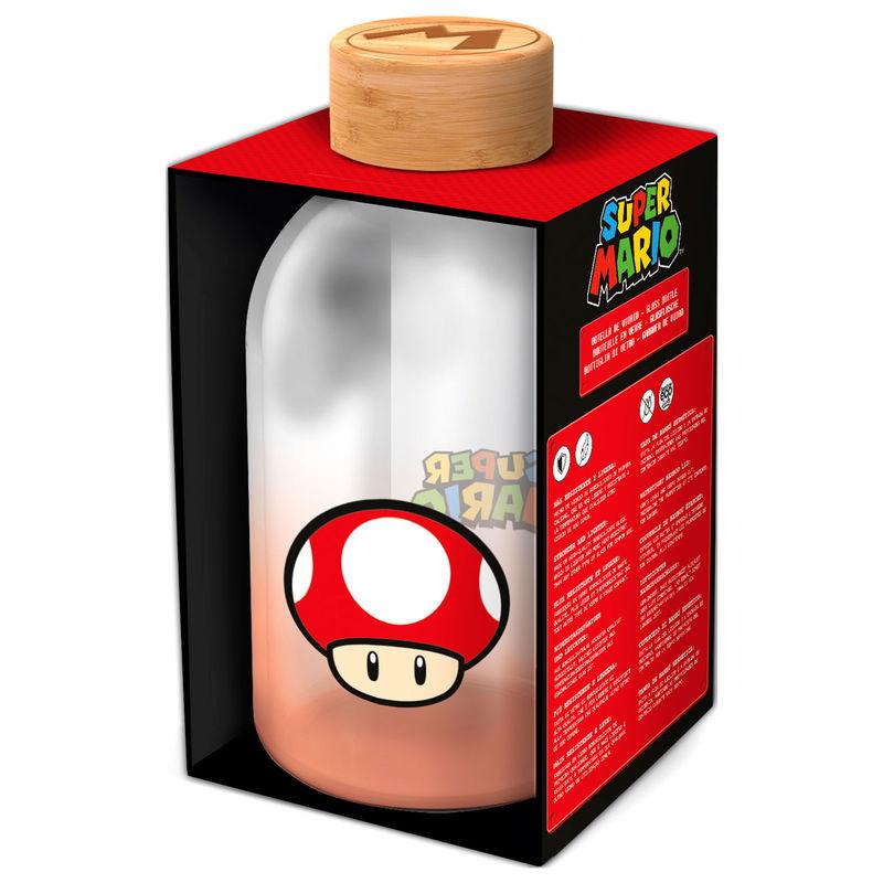 Nintendo Super Mario Bros glass bottle 620ml - Stor - Ginga Toys