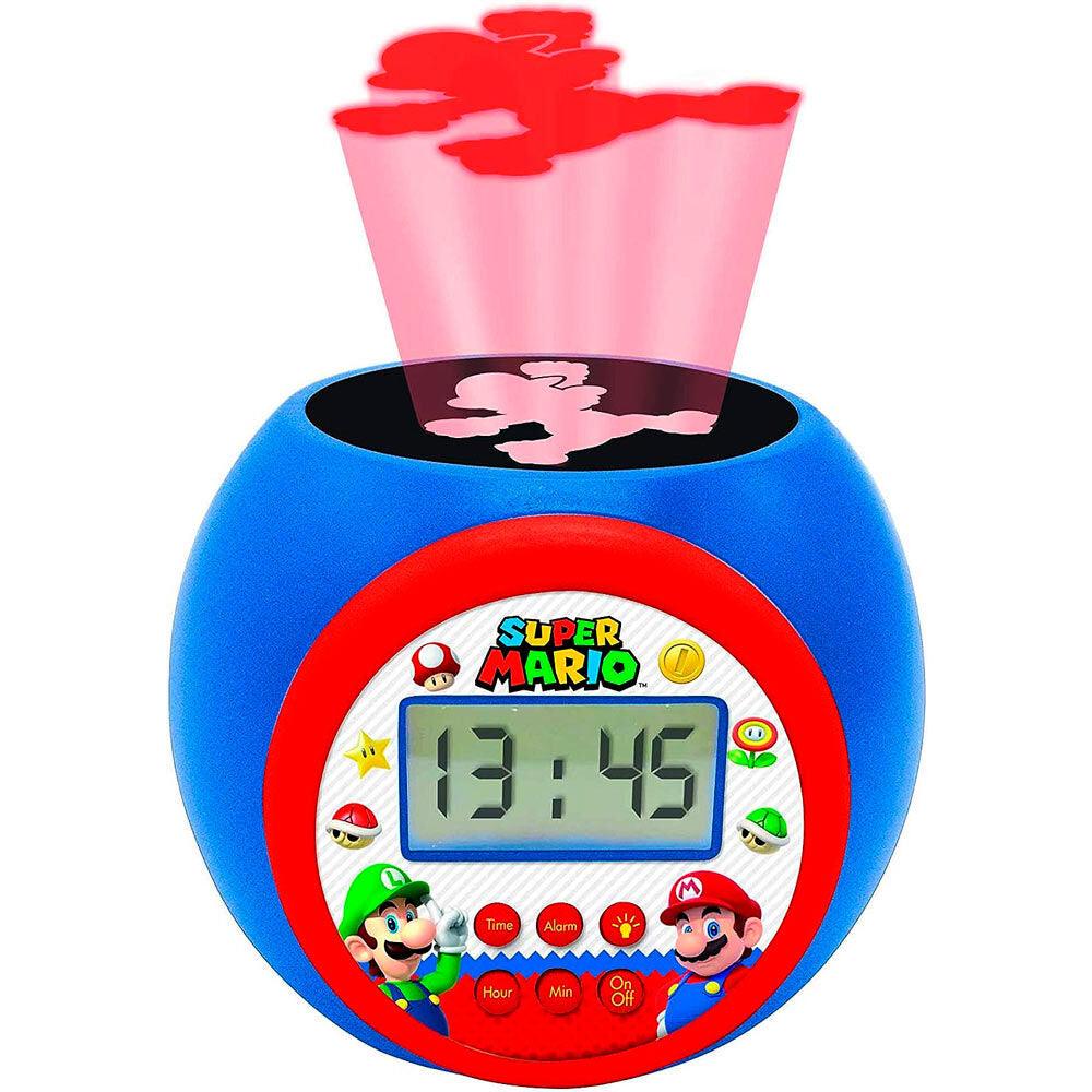 Nintendo Super Mario Bros - Super Mario & Luigi Children Projector Alarm clock - Lexibook - Ginga Toys