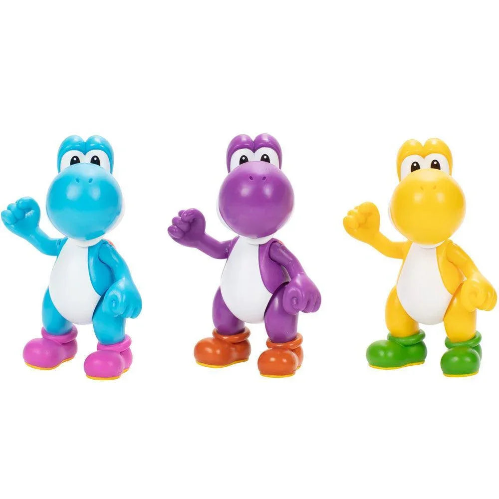 Nintendo Super Mario Bros Yoshi pack 3 figures - Jakks Pacific - Ginga Toys