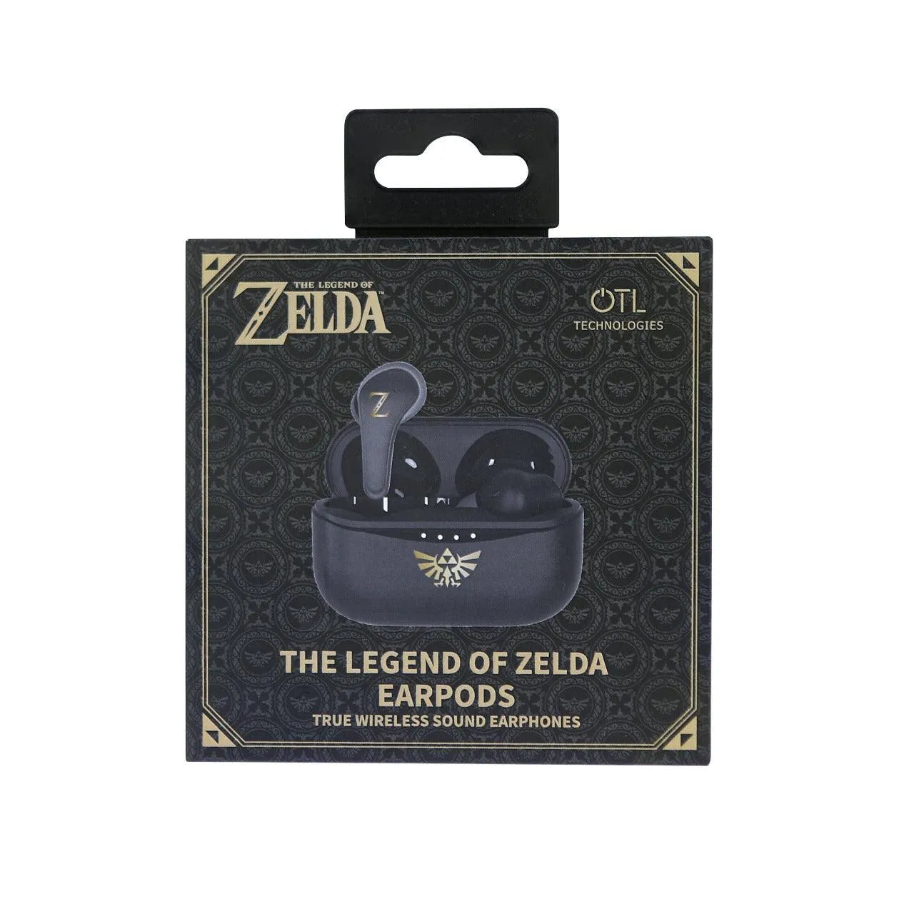 Nintendo The Legend of Zelda TWS Wireless Earphones - Earpods - black & gold - Ginga Toys