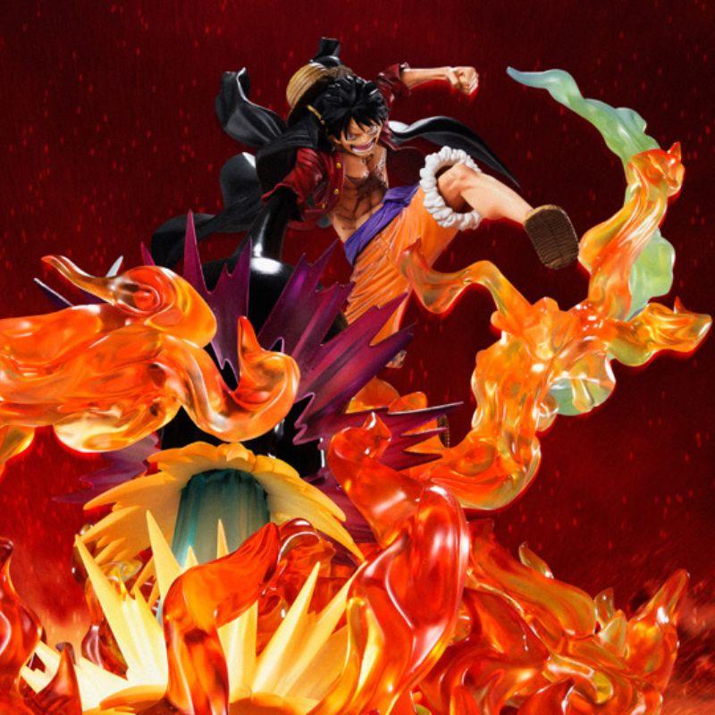 One Piece FiguartsZERO Monkey D. Luffy Red Roc Figure (Extra Battle Spectacle) - Furyu - Ginga Toys