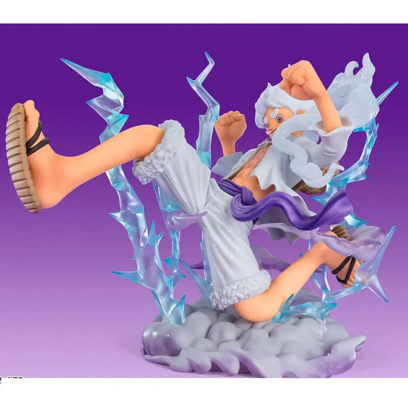 battle gear 5 One Piece FiguartsZERO Super Battle Monkey D. Luffy (Gear 5) Figure