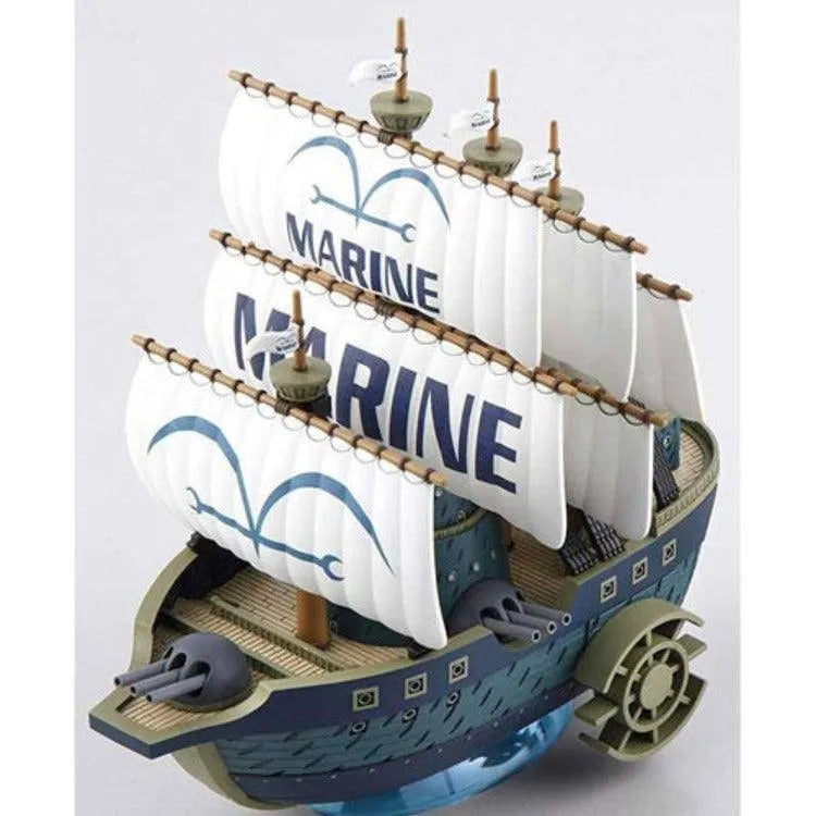 One Piece Grand Ship Collection Marine Ship Model Kit - Bandai Hobby - Ginga Toys