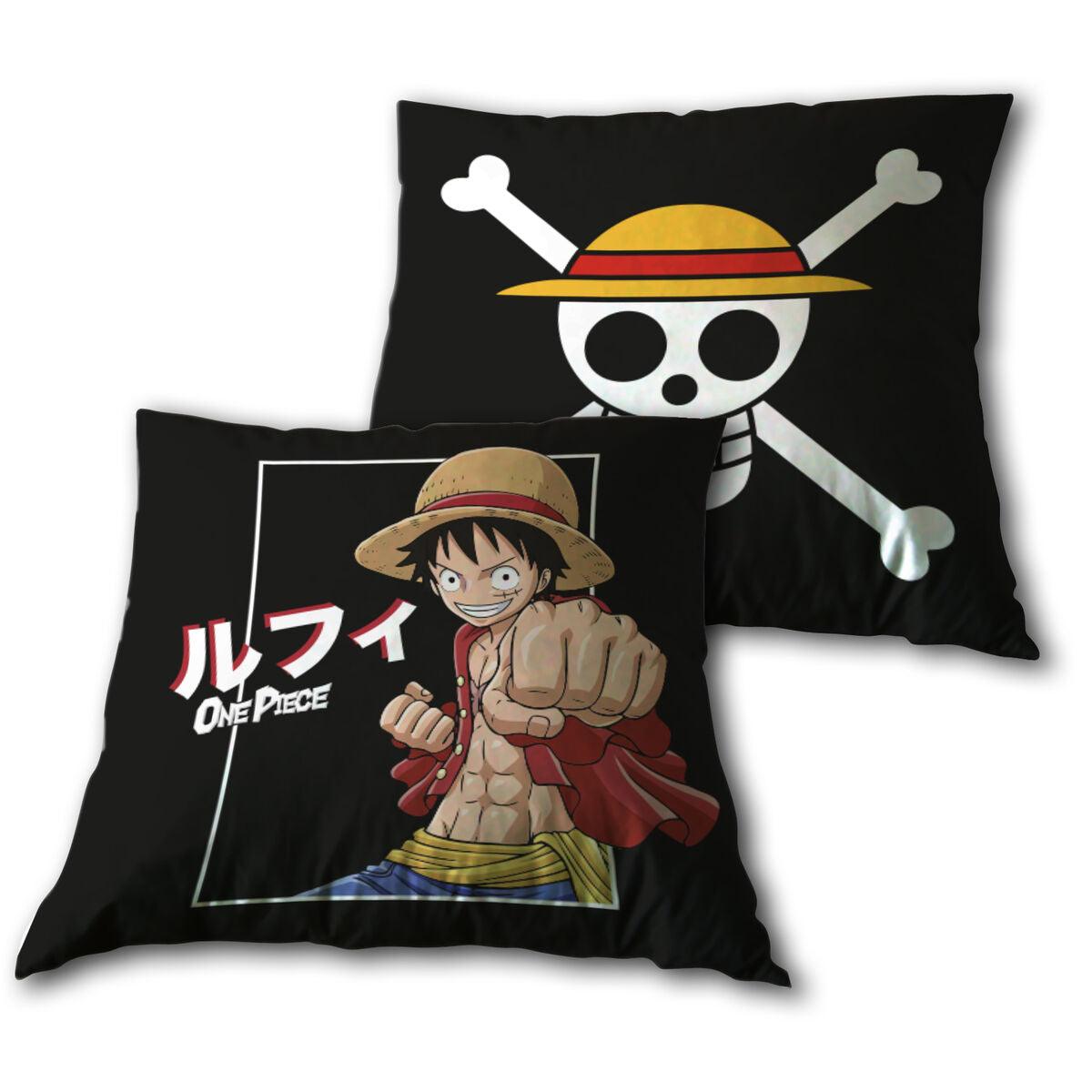 One Piece Monkey D. Luffy Black cushion 35x35cm - TOEI Animation - Ginga Toys