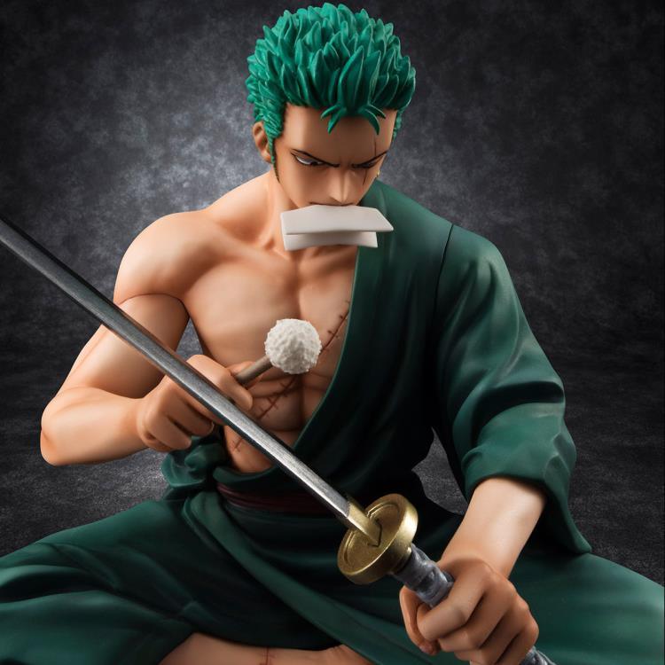 One Piece Portrait of Pirates S.O.C. Roronoa Zoro Figure (Reissue) - Ginga Toys