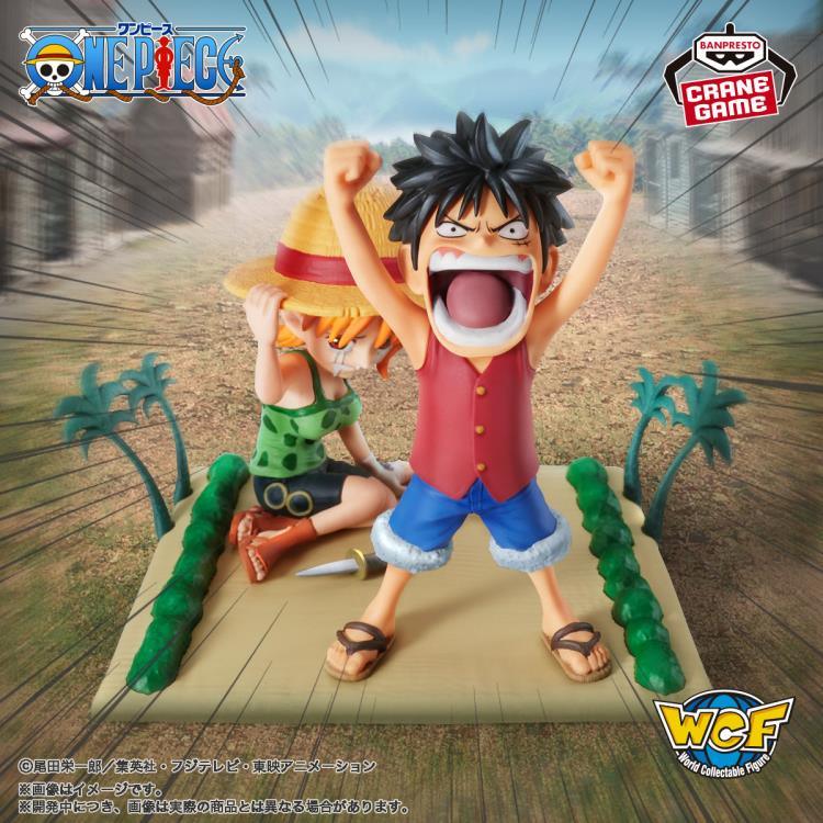 One Piece World Collectable Figure Log Stories Luffy & Nami - Ginga Toys