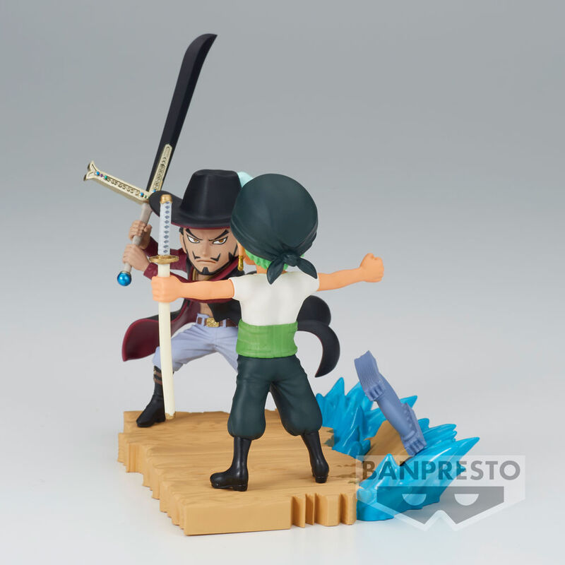 One Piece World Collectable Figure Log Stories Roronoa Zoro vs. Dracule  Mihawk