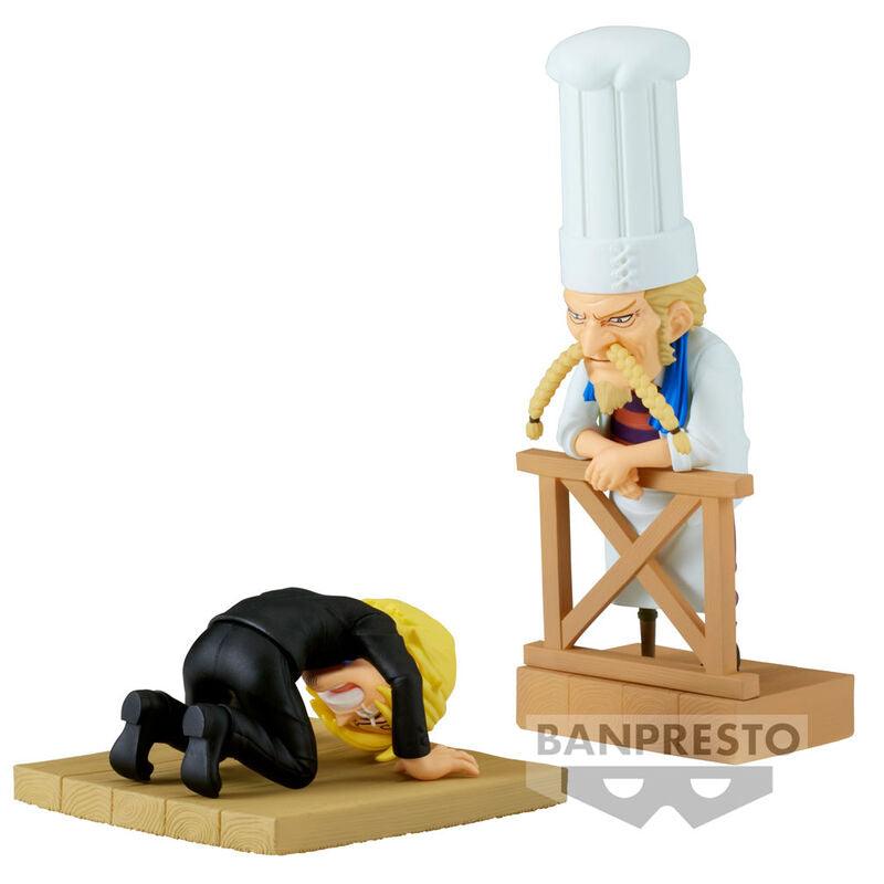 One Piece World Collectable Figure Log Stories Sanji & Zeff 2 Figure - Ginga Toys