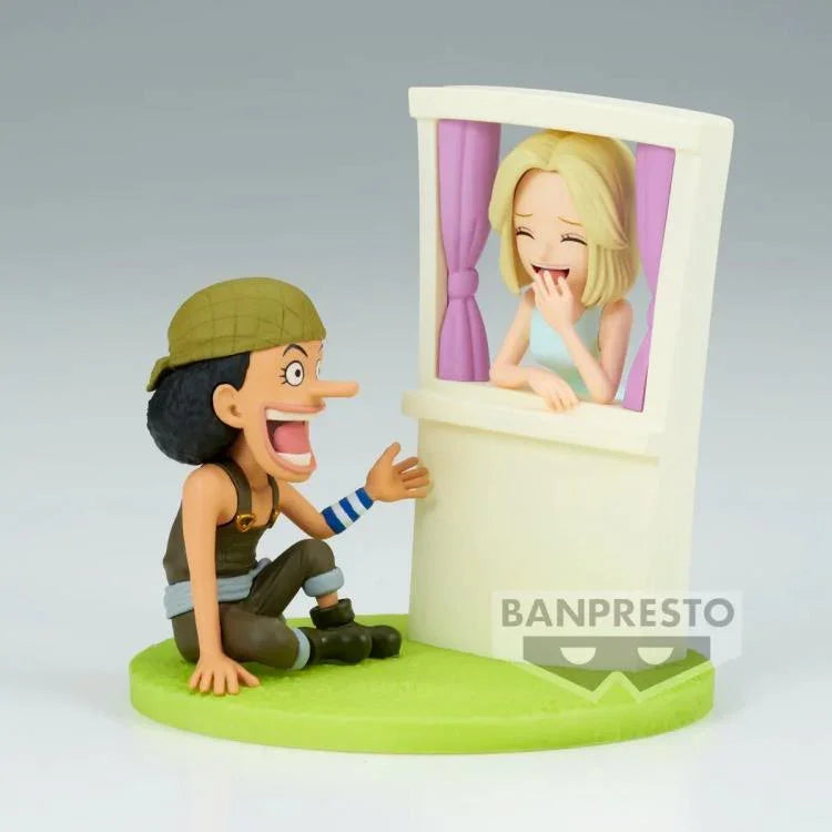 One Piece World Collectible Figure Log Stories Usopp & Kaya Figure - Banpresto - Ginga Toys