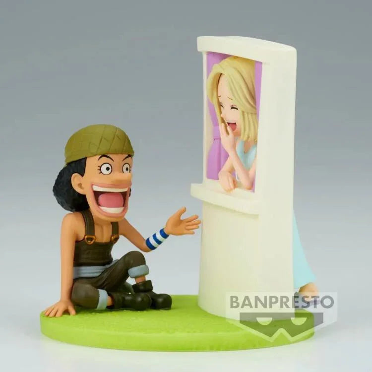 One Piece World Collectible Figure Log Stories Usopp & Kaya Figure - Banpresto - Ginga Toys