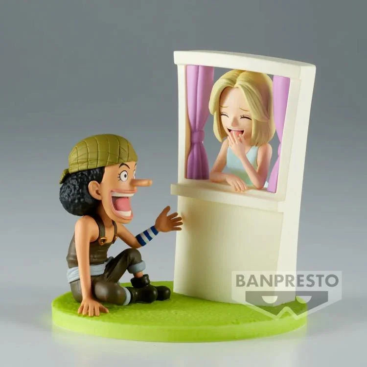 One Piece World Collectible Figure Log Stories Usopp & Kaya Figure - Banpresto - Ginga Toys