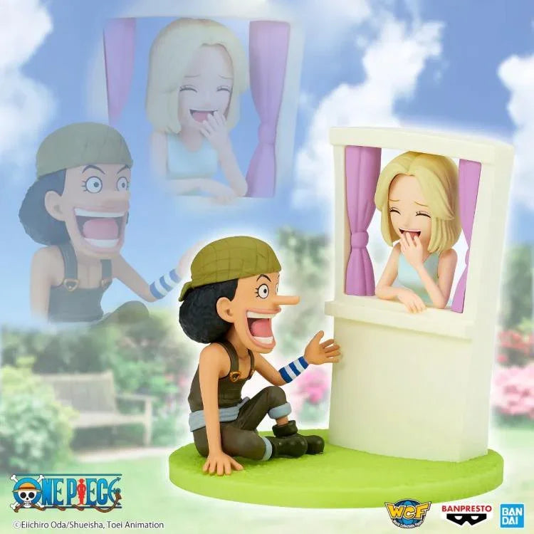 One Piece World Collectible Figure Log Stories Usopp & Kaya Figure - Banpresto - Ginga Toys