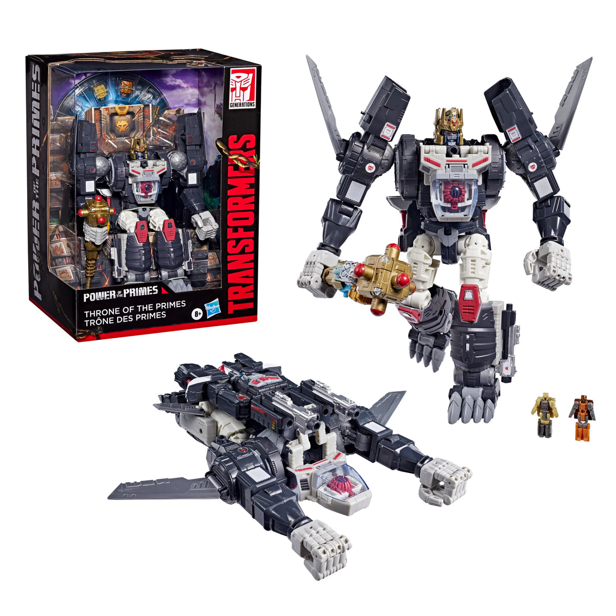 HASBRO Transformers Power of the Primes Throne of the Primes Optimal Optimus action figure - Ginga Toys