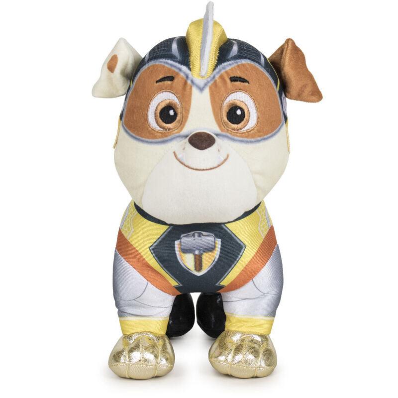 Paw Patrol Super Paws Rubble Plush Toy 37cm - Play By Play - Ginga Toys