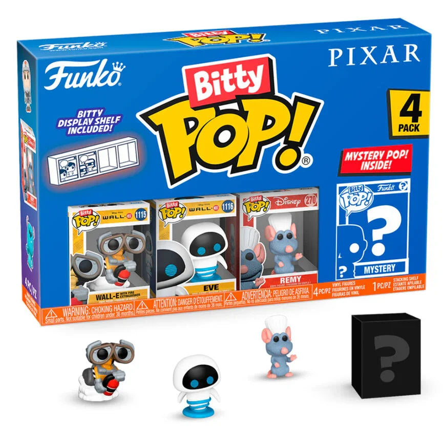 Pixar Bitty Pop! WALL-E Four-Pack - Ginga Toys