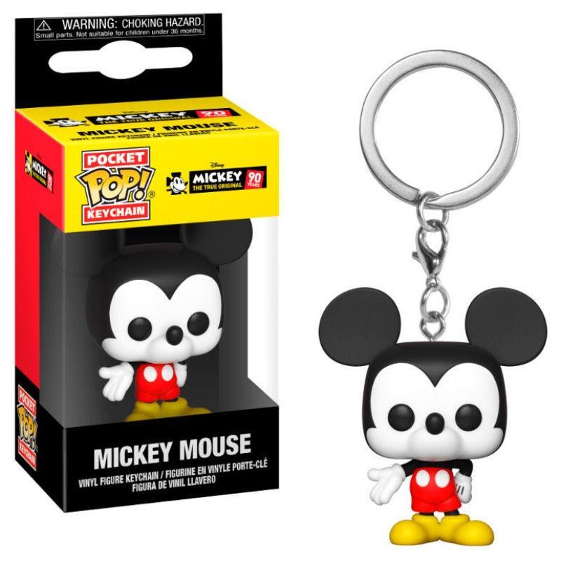 Pocket Pop! Keychain: Disney Mickey The True Original 90th - Mickey Mouse Vinyl Figure - Funko - Ginga Toys