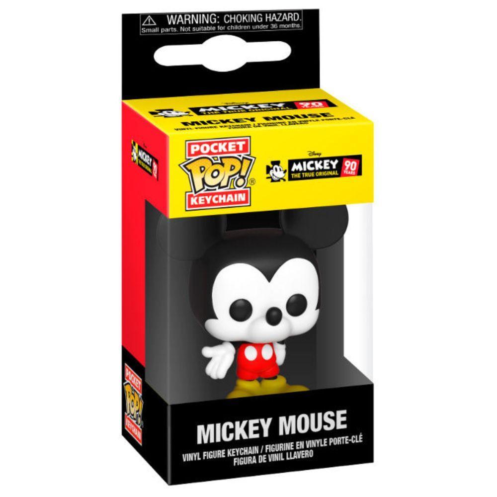 Pocket Pop! Keychain: Disney Mickey The True Original 90th - Mickey Mouse Vinyl Figure - Funko - Ginga Toys