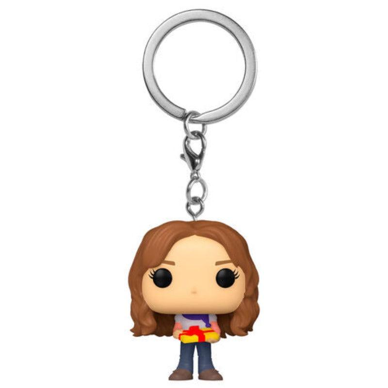 Pocket Pop! Keychain: Harry Potter Holiday - Hermione Granger Exclusive Vinyl Figure - Funko - Ginga Toys