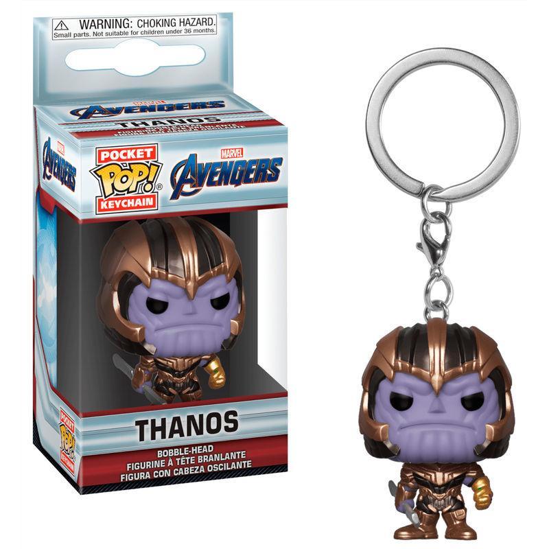 Pocket Pop! Keychain: Marvel Avengers - Thanos Vinyl Figure - Funko - Ginga Toys