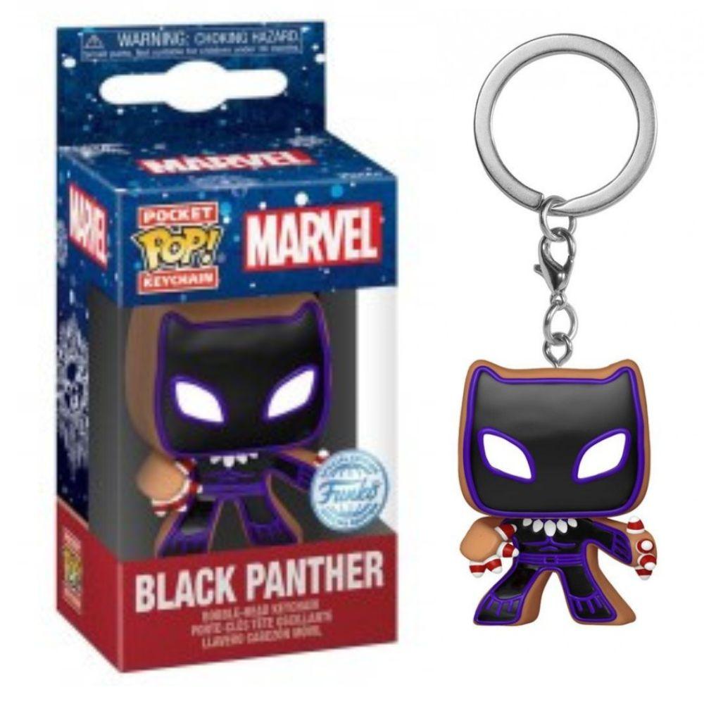 Pocket Pop! Keychain: Marvel - Black Panther Exclusive Vinyl Figure - Funko - Ginga Toys