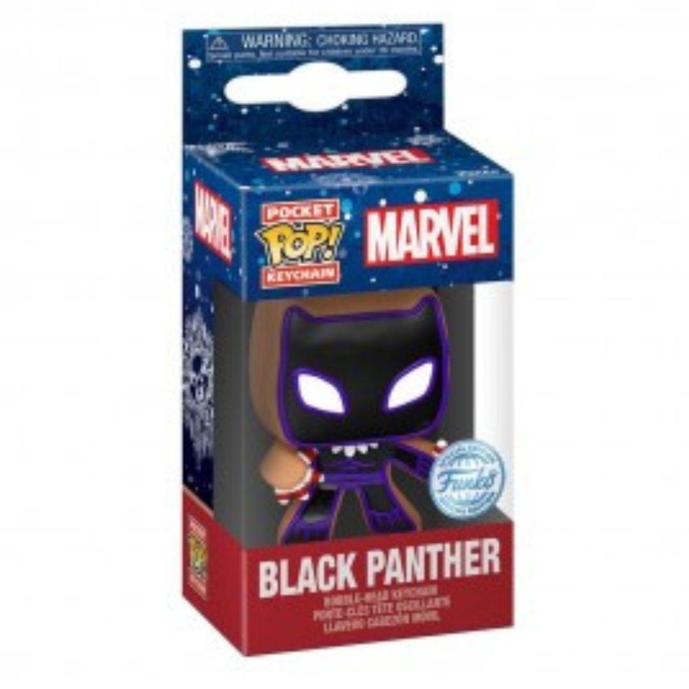 Pocket Pop! Keychain: Marvel - Black Panther Exclusive Vinyl Figure - Funko - Ginga Toys
