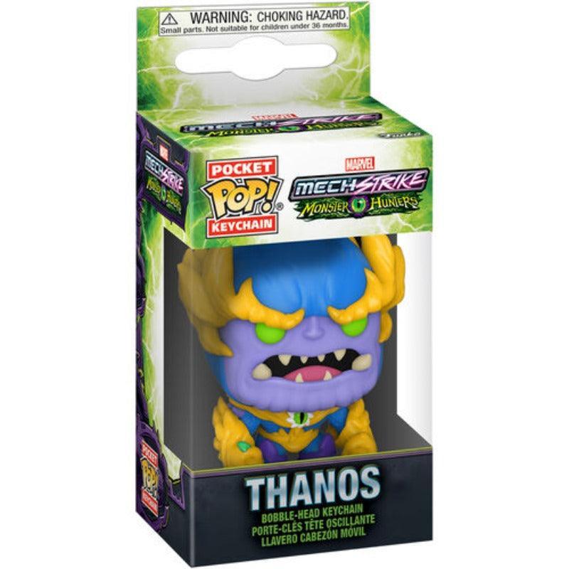 Pocket Pop! Keychain: Marvel Mech Strike: Monster Hunters - Thanos Vinyl Figure - Funko - Ginga Toys