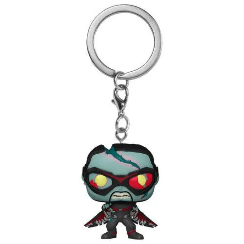 Pocket Pop! Keychain: Marvel What If...? Zombie Falcon - Funko - Ginga Toys