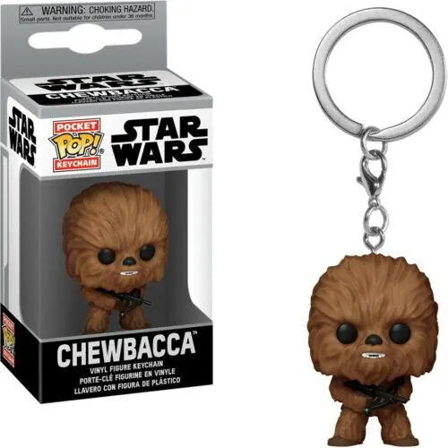 Pocket Pop! Keychain: Star Wars Chewbacca Figure - Funko - Ginga Toys