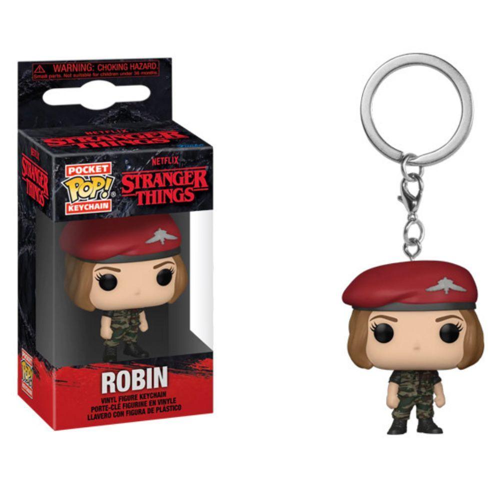 Pocket Pop! Keychain: Stranger Things - Robin Buckley Vinyl Figure - Funko - Ginga Toys