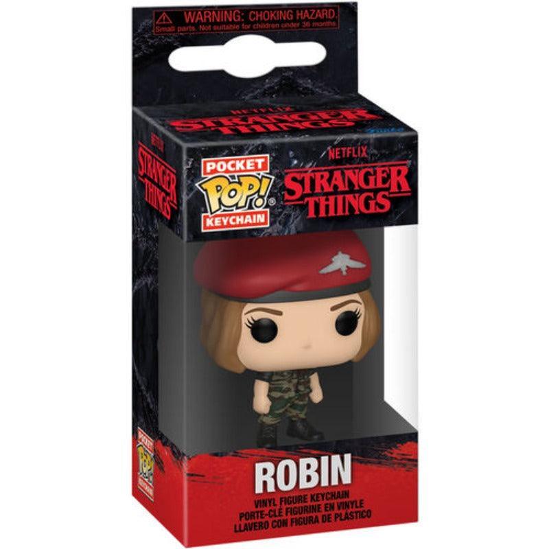 Pocket Pop! Keychain: Stranger Things - Robin Buckley Vinyl Figure - Funko - Ginga Toys