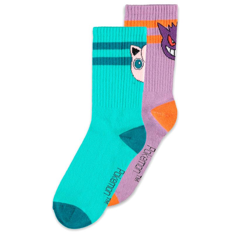 Pokémon - Adult Sport Socks Pack 2 Pieces 35/38 - Difuzed - Ginga Toys