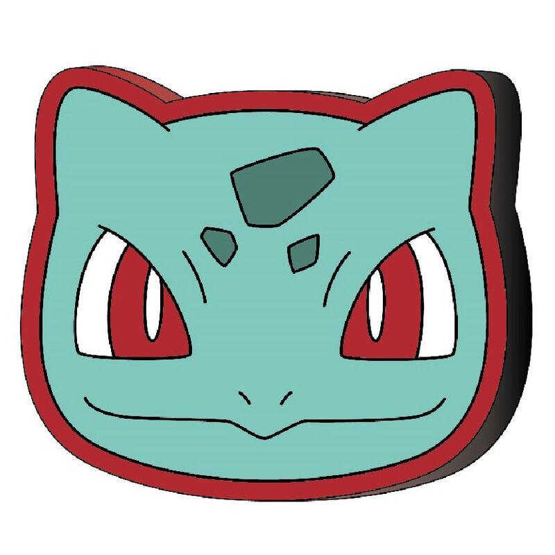 Pokémon Bulbasaur 3D cushion 40x40cm - Nintendo - Ginga Toys
