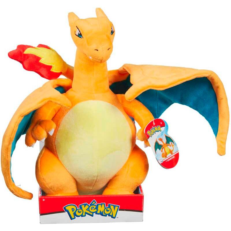 Pokémon Charizard Soft plush toy 29cm - Jazwares - Ginga Toys