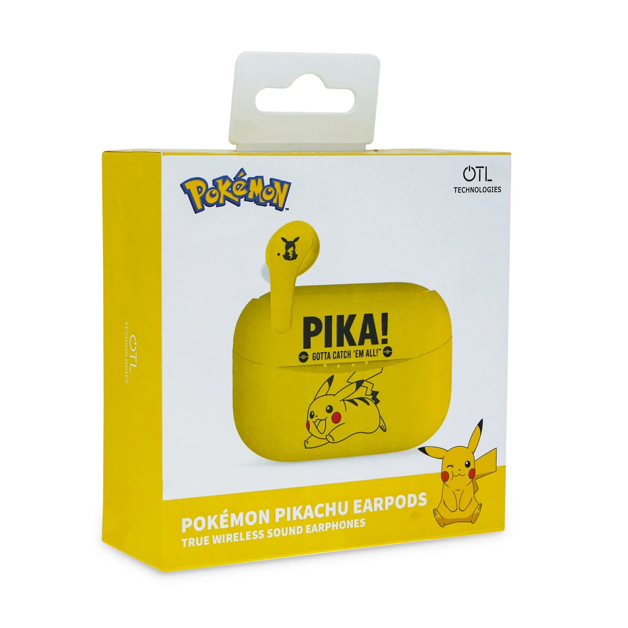 Pokémon Pikachu TWS Wireless Earphones - Earpods Yellow - Ginga Toys