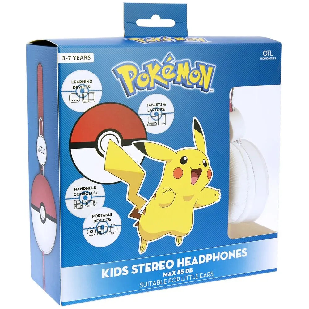 Pokémon Pokeball kids Wired Headphones - Ginga Toys