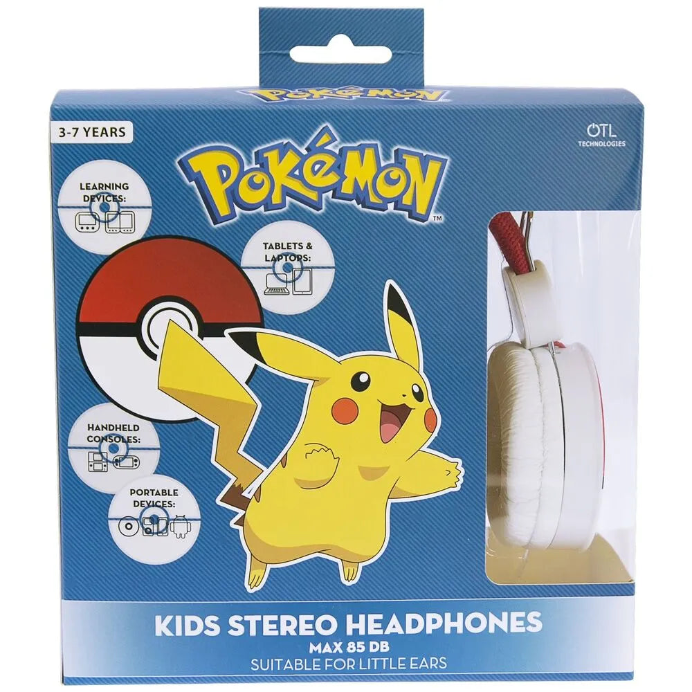 Pokémon Pokeball kids Wired Headphones - Ginga Toys