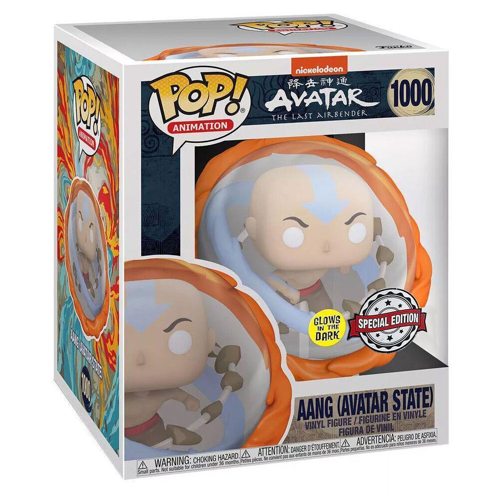 Funko Pop! Animation: Avatar: The Last Airbender - Super Sized 6" Aang (Avatar State) (Glow-in-the-Dark) Exclusive - Funko - Ginga Toys